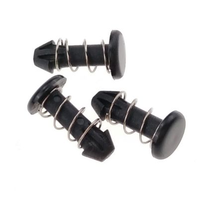 Rivets à ressort en nylon plastique noir pour ordinateur