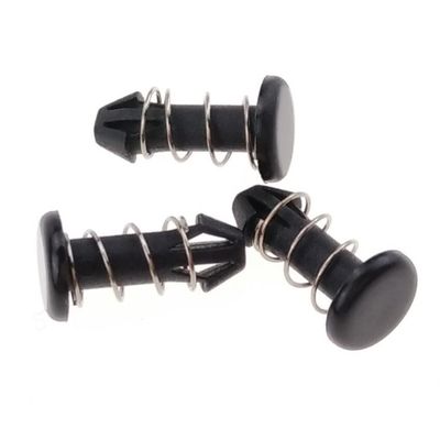 Rivets à ressort en nylon plastique noir pour ordinateur