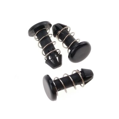 Rivets à ressort en nylon plastique noir pour ordinateur